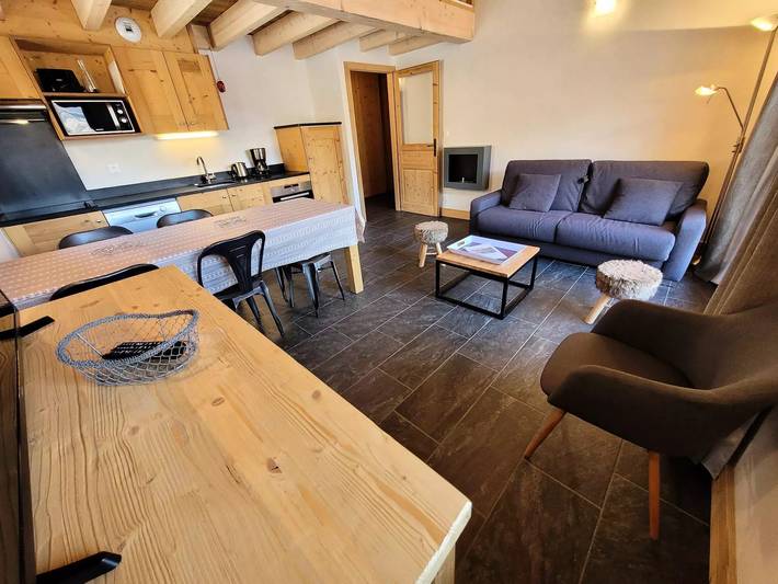 Chalet pour 6 personnes, avec balcon, animaux acceptés dans Val-Cenis - 3