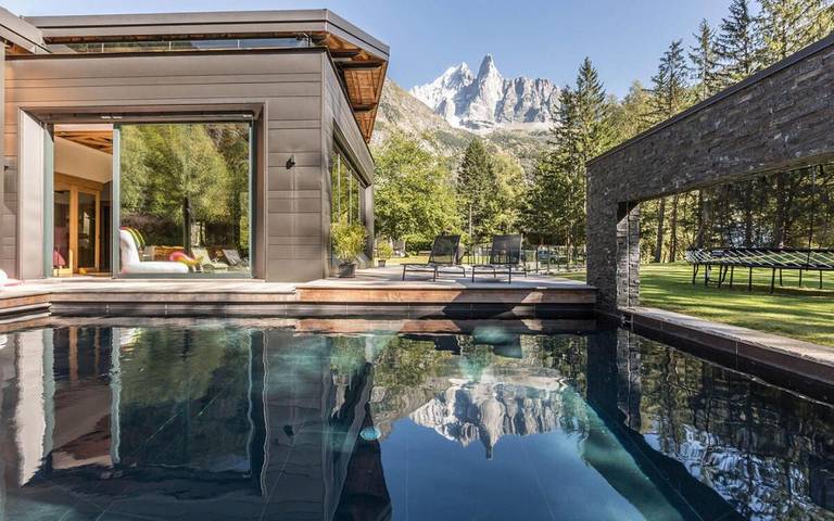 Willa dla 10 osób, z Balkon i Jacuzzi oraz Ogród i Sauna w Chamonix-Mont-Blanc