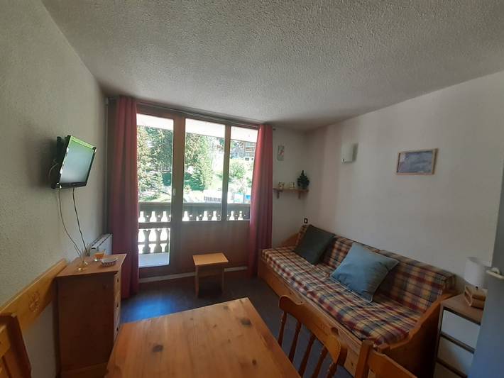 Studio entier, Studio cosy avec balcon sud - 3 pers. in Valfréjus, Modane