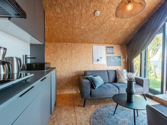 De Wiedense Meren - Tiny House Havenzicht | 4p in Nationalpark Weerribben-Wieden