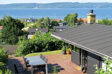 Ferienhaus für 4 Personen, mit Terrasse und Garten in Mørkholt