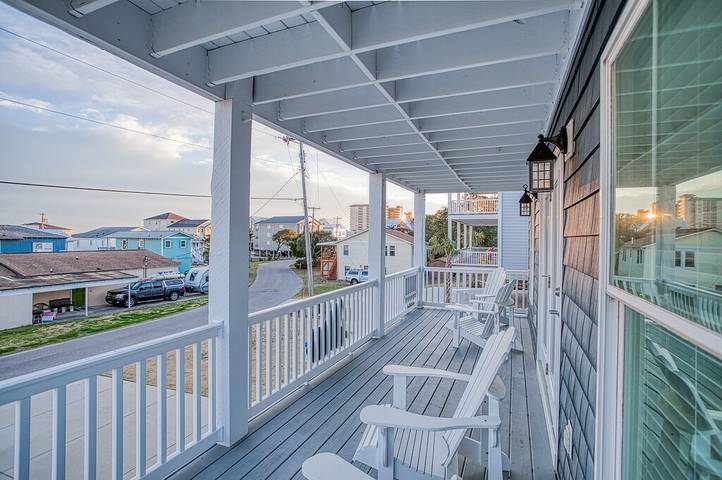 Vacation house for 12 people, with balcony, with pets in North Myrtle Beach