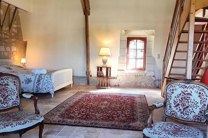 Gîte pour 2 personnes, avec piscine et jardin à Gizeux - 3