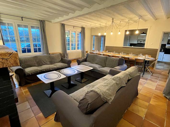 Gîte pour 15 personnes, avec terrasse et jardin à Clairmarais - 2