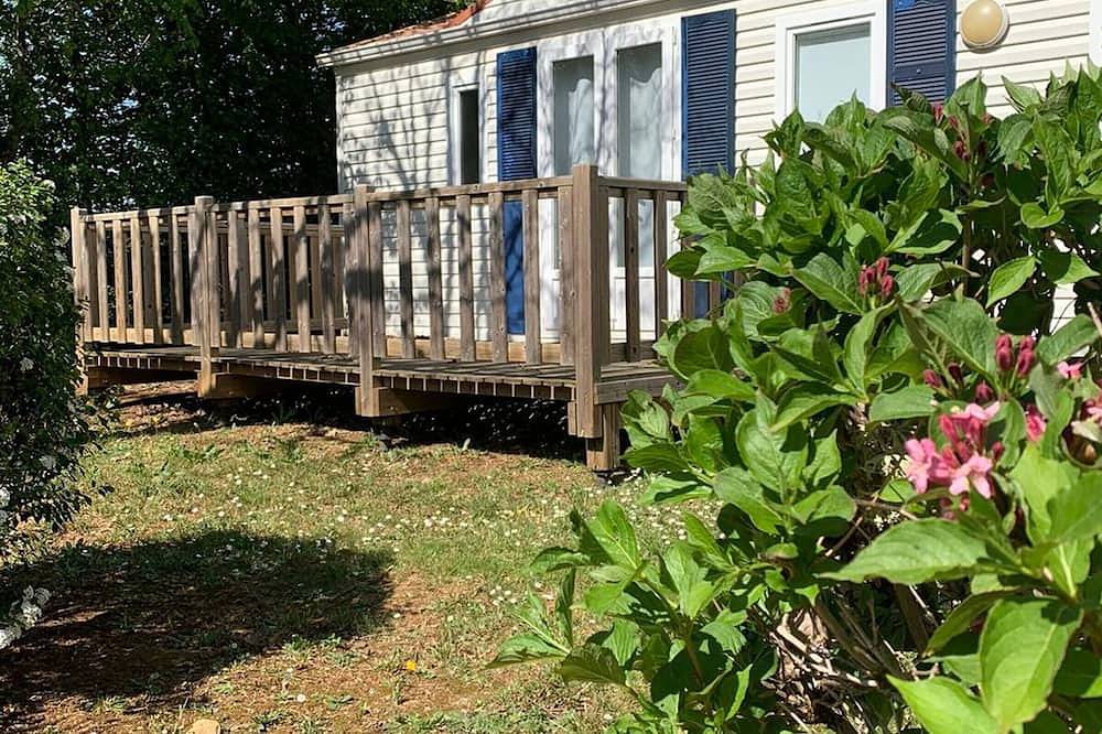 Mobilheim 27m² mit Terrasse in Limeuil - 5 Personen in Limeuil, Périgord Pourpre