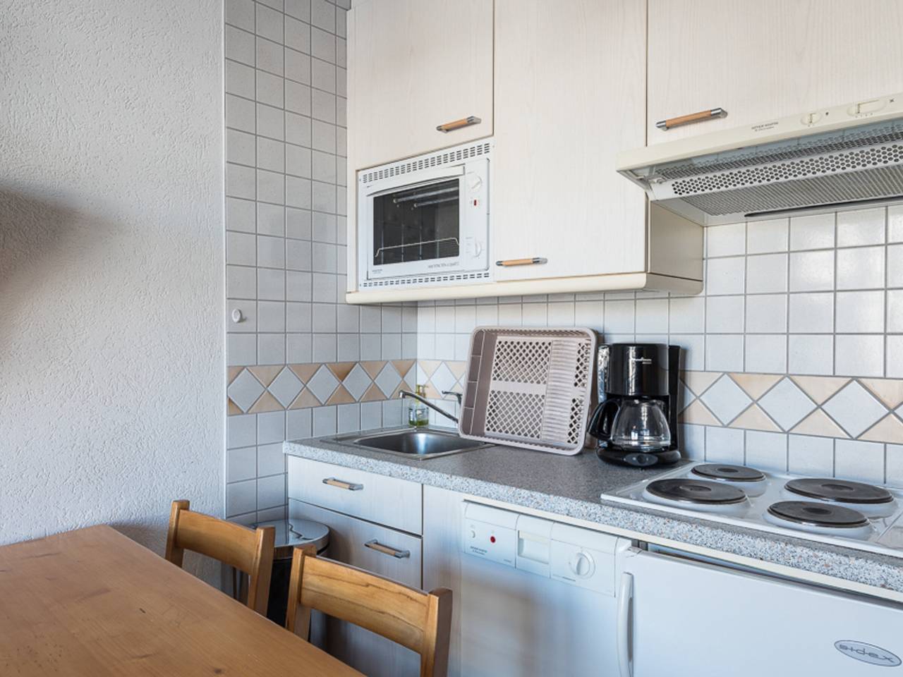 Studio entier, Studio cœur station près des pistes avec balcon, animaux acceptés in Tignes, Parc National de la Vanoise