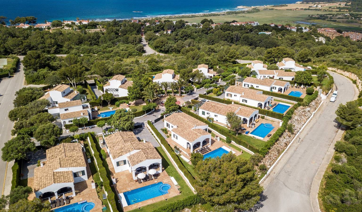 Villa "Finesse Tipo 2" com piscina privada, 2 terraços privados e Wi-Fi in Sant Jaume, Município de Alaior