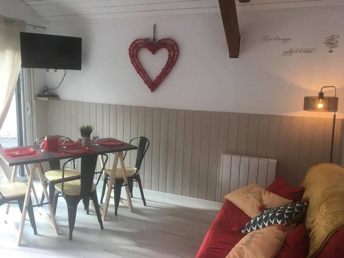 Appartement de vacances pour 4 personnes, avec Terrasse ainsi que Jardin et Vue