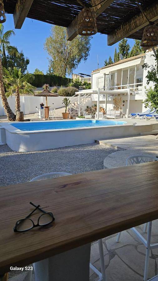 Casa rural para 6 personas, con vistas además de piscina y jardín en Fortuna - 4