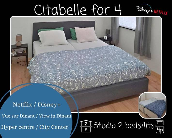 Chambre d’hôte pour 4 personnes, avec vue
