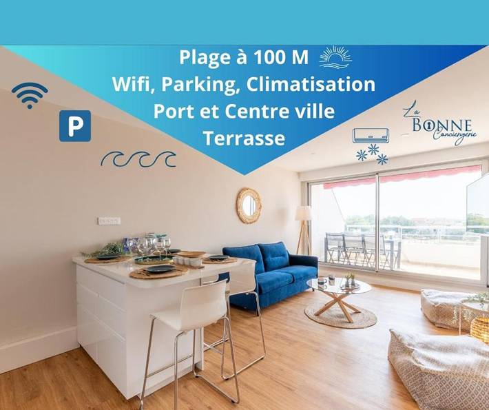 Appartement de vacances pour 4 personnes, avec terrasse et vue