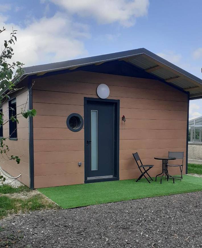 Maison de vacances pour 3 personnes, avec jardin