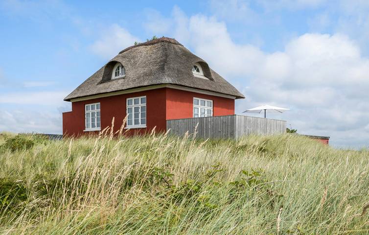 Ferieudlejning for 4 personer, med Terrasse i Houvig