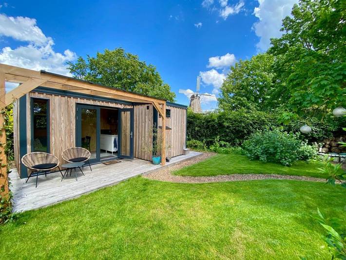 Location de vacances pour 2 personnes, avec Terrasse ainsi que Jardin et Vue dans Peize