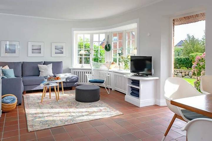 Wattblick mit viel Platz unter Reet in Munkmarsch, Sylt (Gemeinde)