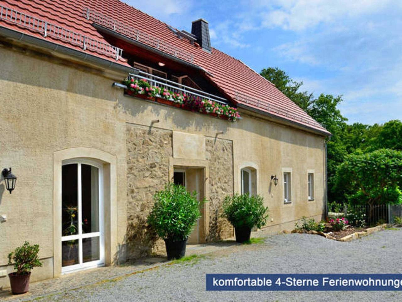 Ganze Ferienwohnung, Weichaer Hof Fbs Sonja Fritsch & Hagen Schmidt Gbr - Ferienwohnung 2 - 32qm (2 Personen), Balkon in Weißenberg, Oberlausitz Niederschlesien