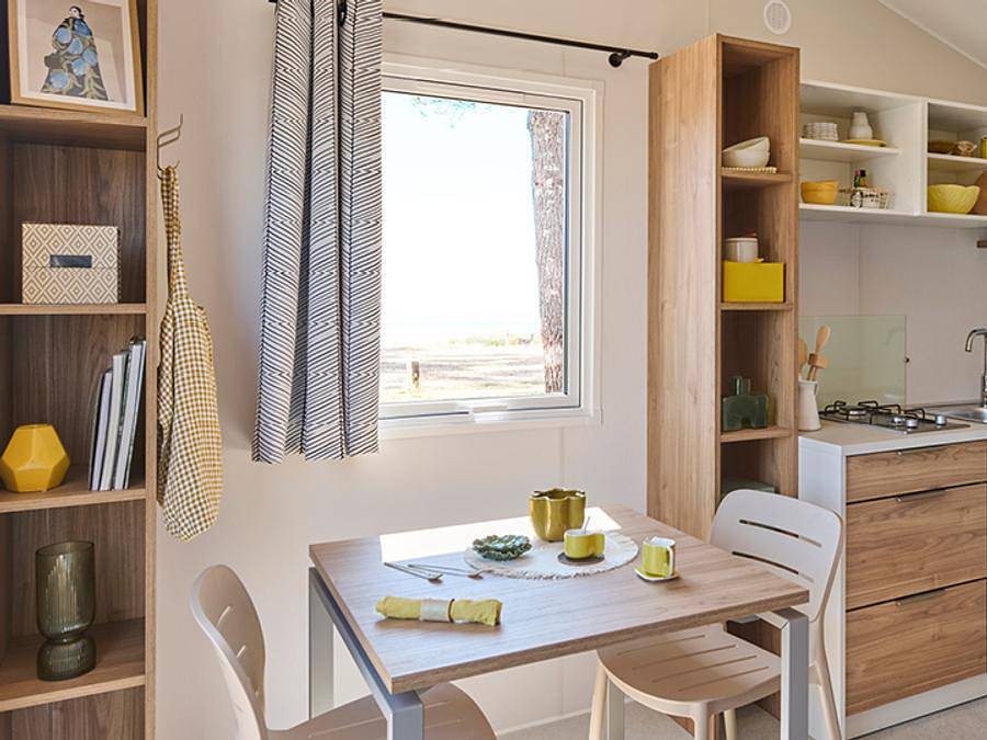 Camping Le Damier - Casa mobile 4 persone - Bilbao Doppio 2 camere da letto - 2 bagni - 2 cucine - 2 Tv in Pianotolli-Caldarello, Sartène e dintorni