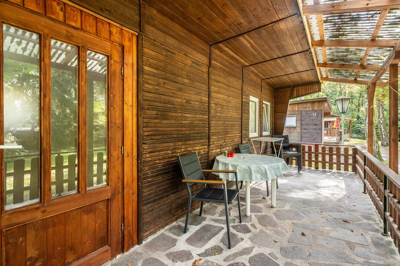 Bungalow '11 - Finnhütte' mit privater Terrasse und Gemeinschaftsgarten in Niesky, Oberlausitz-Niederschlesien