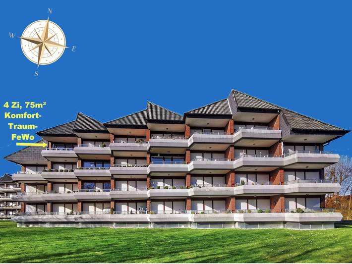 Ferienwohnung für 7 Personen, mit Balkon und Garten in Tossens - 3