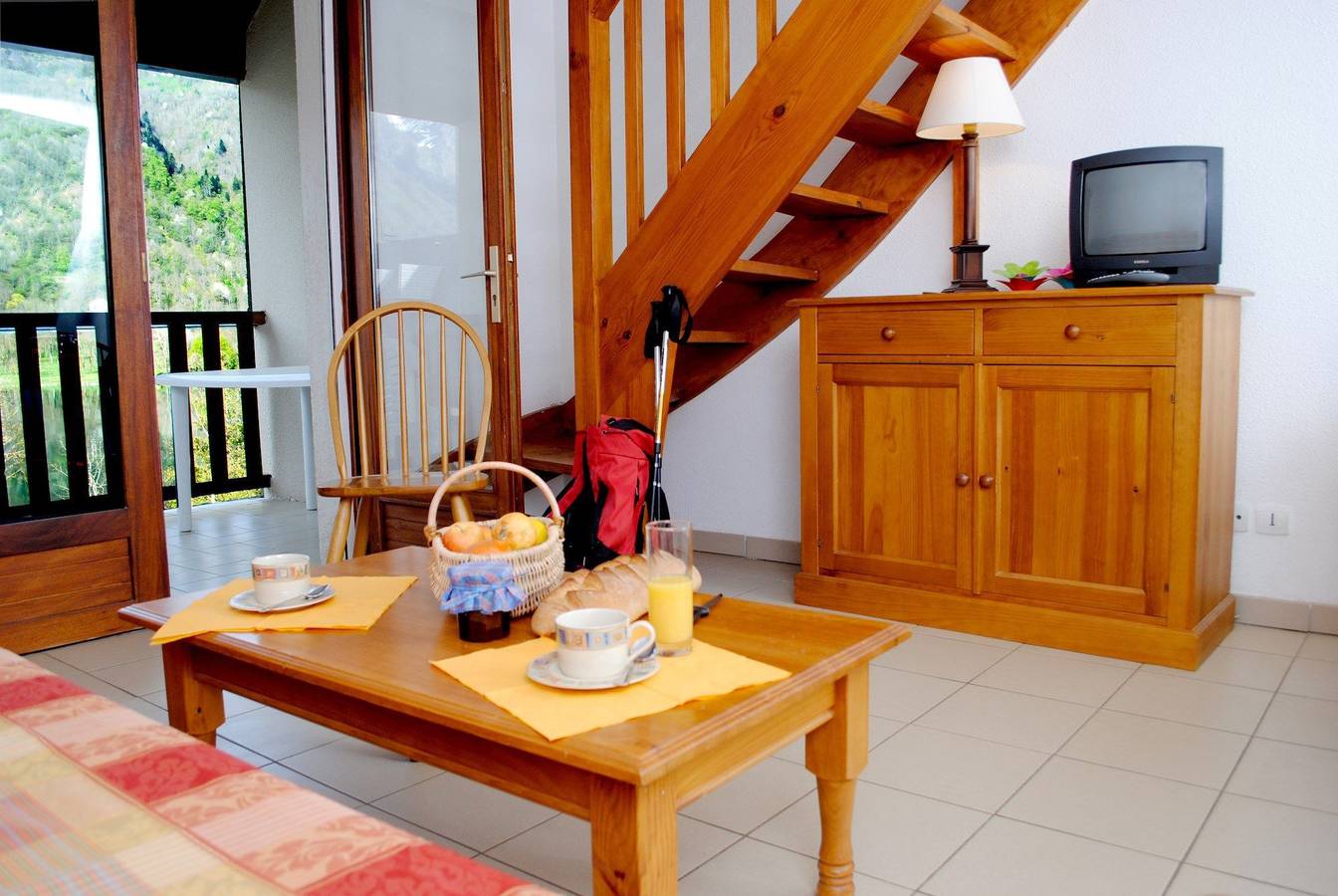 Appartement entier, Appartement de vacances pour 6 personnes avec balcon in Loudenvielle, Pyrénées