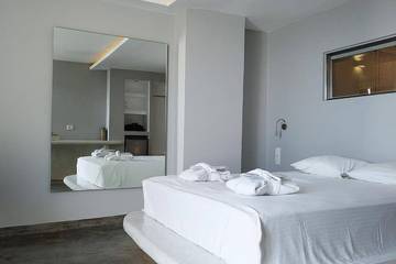 Apartahotel para 2 Personas en Perissa, Santorini, Foto 2