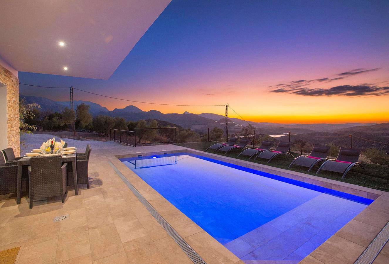 Villa für 6 Personen mit Pool in El Gastor, Pueblos Blancos