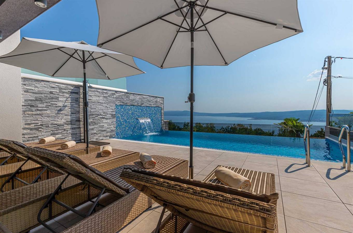 Luxusvilla Cesarea mit Pool in Crikvenica, Primorje-Gorski Kotar