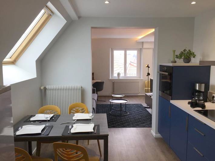 Gîte pour 3 personnes, avec balcon à Schwenheim