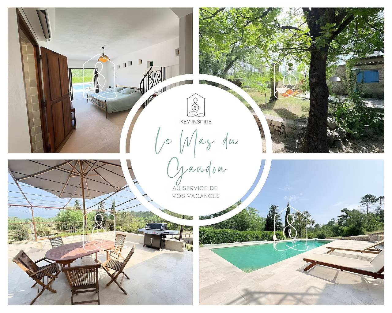 Le mas du gaudon, villa with private pool in Montauroux, Côte méditerranéenne (France)