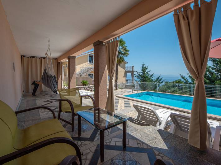 Ferienwohnung für 4 Personen, mit Balkon und Garten in Lovran - 4