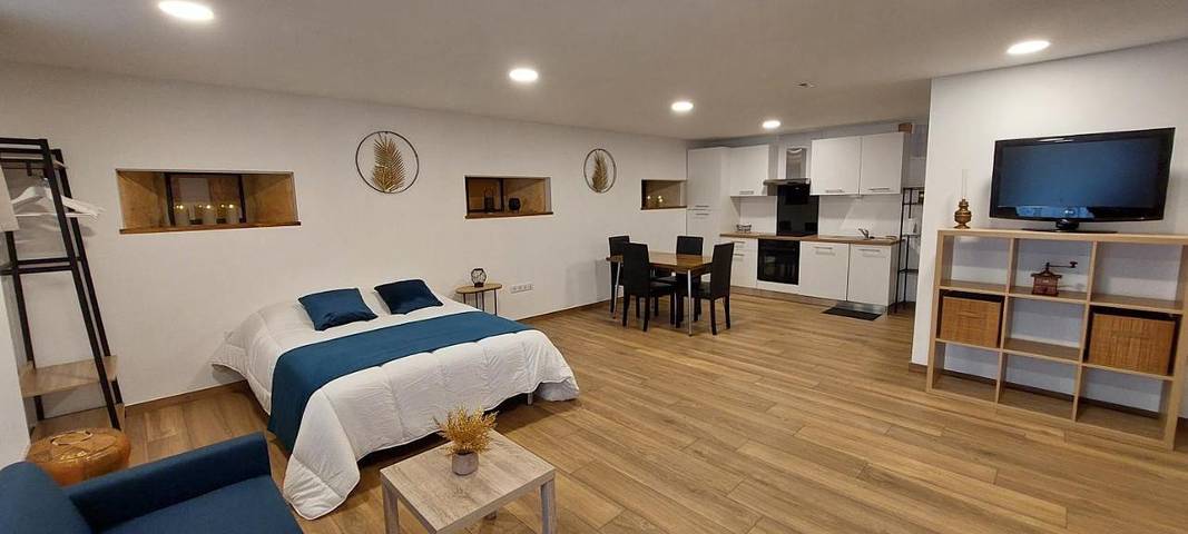 Appartement de vacances pour 3 personnes, avec Jardin