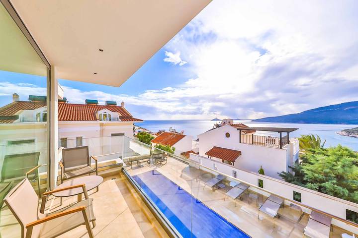 Chalet para 12 personas con balcón in Kaş Turquia, Provincia de Antalya