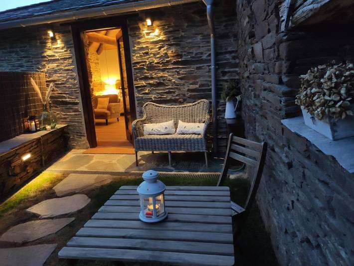 Casa rural para 2 personas, con Terraza además de Jacuzzi y Jardín en Provincia de Lugo