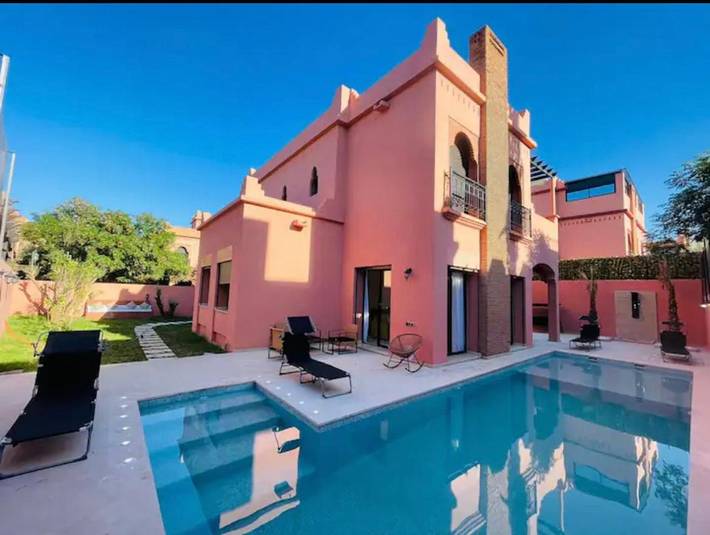 Villa für 8 Personen, mit Garten und Pool in Marrakesch