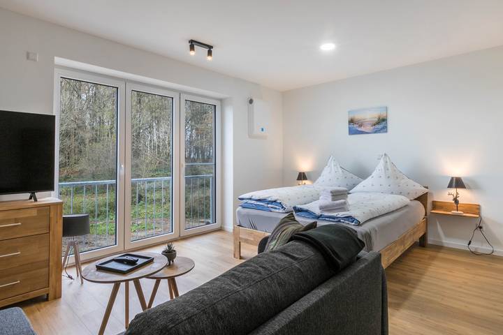 Studio für 4 Personen, mit Garten in Husby