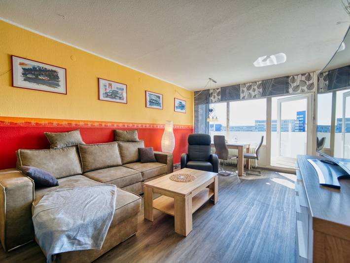 Ferienwohnung für 2 Personen, mit Balkon und Seeblick in Heiligenhafen