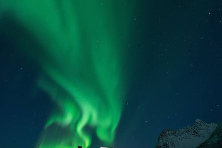 Blockhütte für 8 Personen auf den Lofoten