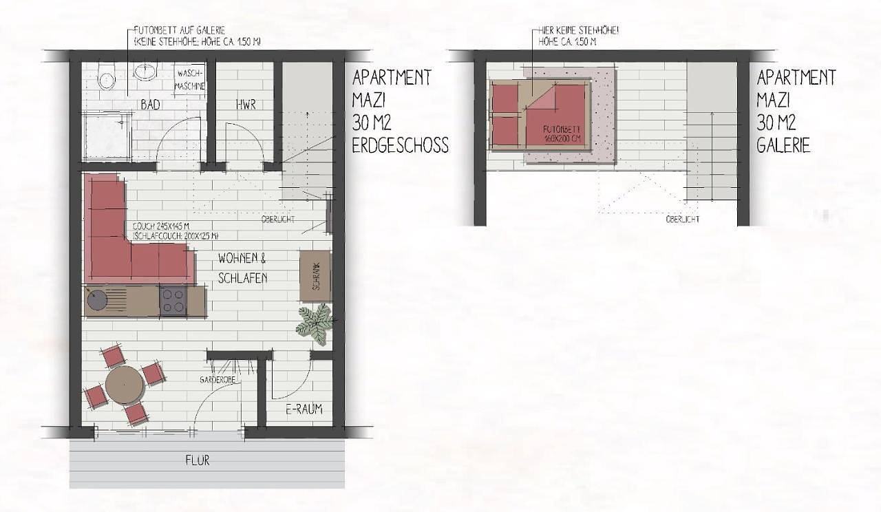 Ganze Wohnung, Apartment - Split Level Johann in Schwerin, Schweriner See