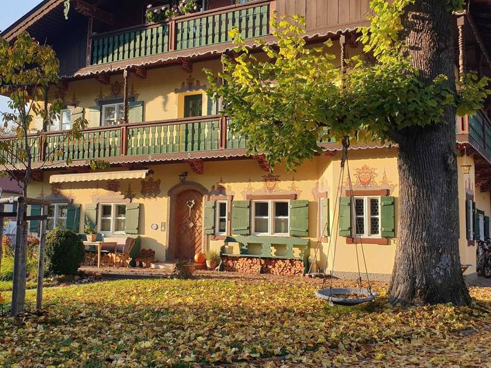 Ferienwohnung für 4 Personen, mit Balkon und Terrasse sowie Garten und Seeblick am Schliersee - 4