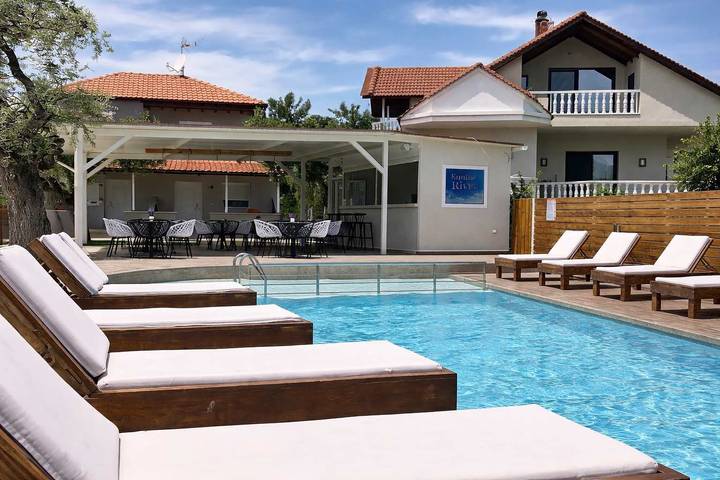 Vakantiewoning voor 4 personen, met tuin en zwembad op Thassos