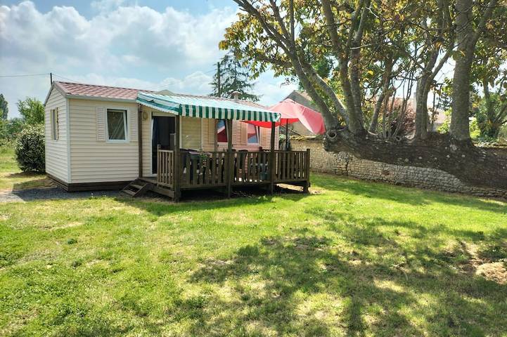 Mobil home pour 4 personnes, avec jardin, animaux acceptés - 1