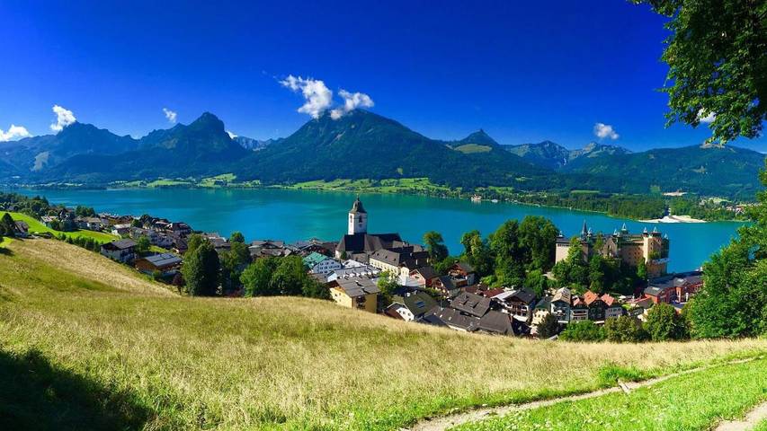 Chalet für 10 Personen, mit Terrasse und Garten sowie Ausblick, mit Haustier am Wolfgangsee - 2