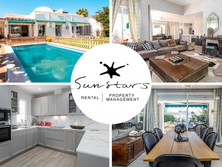 Villa pour 6 personnes, avec jardin ainsi que terrasse et piscine à Puerto Banús
