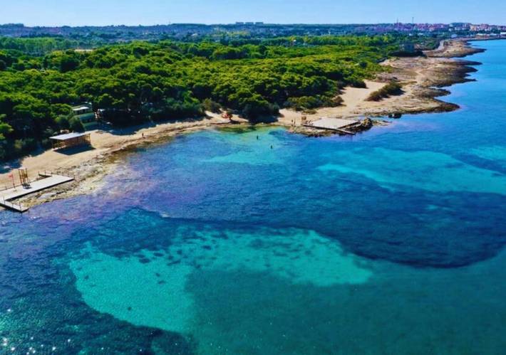 Camping für 4 Personen, mit Terrasse in Gallipoli