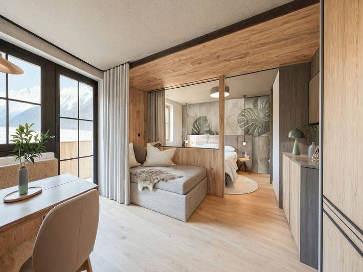 Ferienwohnung für 4 Personen, mit Pool und Balkon, mit Haustier in Kaprun - 4