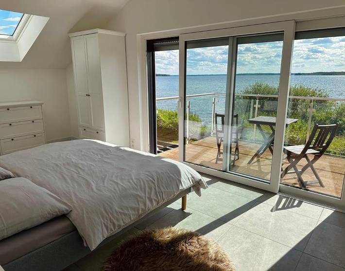 Ferienhaus für 7 Personen, mit Ausblick und Seeblick sowie Balkon in Alt Schwerin - 4