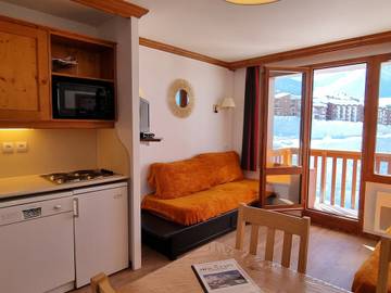 Appartement De Vacances pour 5 Personnes dans Plagne Soleil, Mâcot-la-Plagne, Photo 4