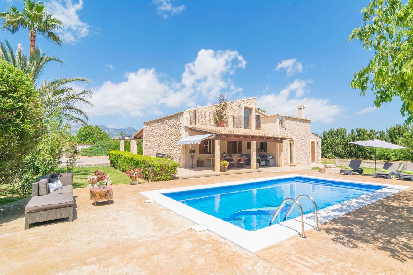 Finca Miralles - Ferienhaus mit privaten Pool in Búger. Wifi gratis in Búger, Mallorca Inselmitte