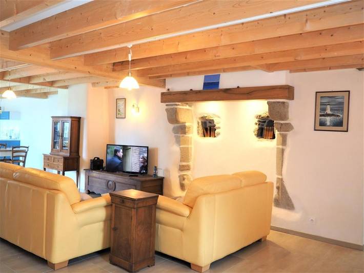 Location de vacances pour 6 personnes, avec jardin et vue dans Plage de Landrezac - 4