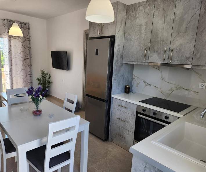 Appartement de vacances pour 2 personnes, avec Balcon et Terrasse ainsi que Jardin et Vue
